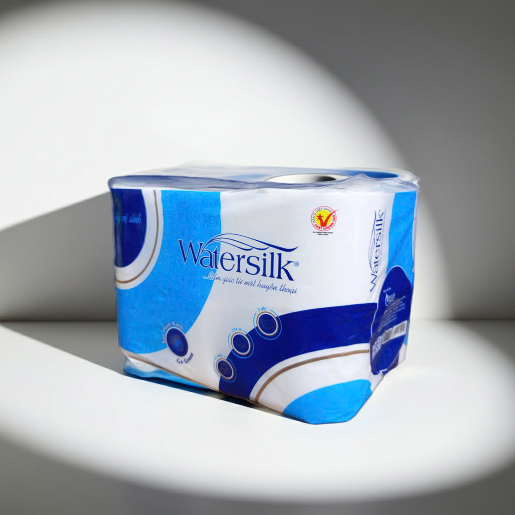 Giấy Vệ Sinh Watersilk 12 Cuộn
